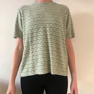 VINTAGE Alfred Dunner Knit Striped Tee